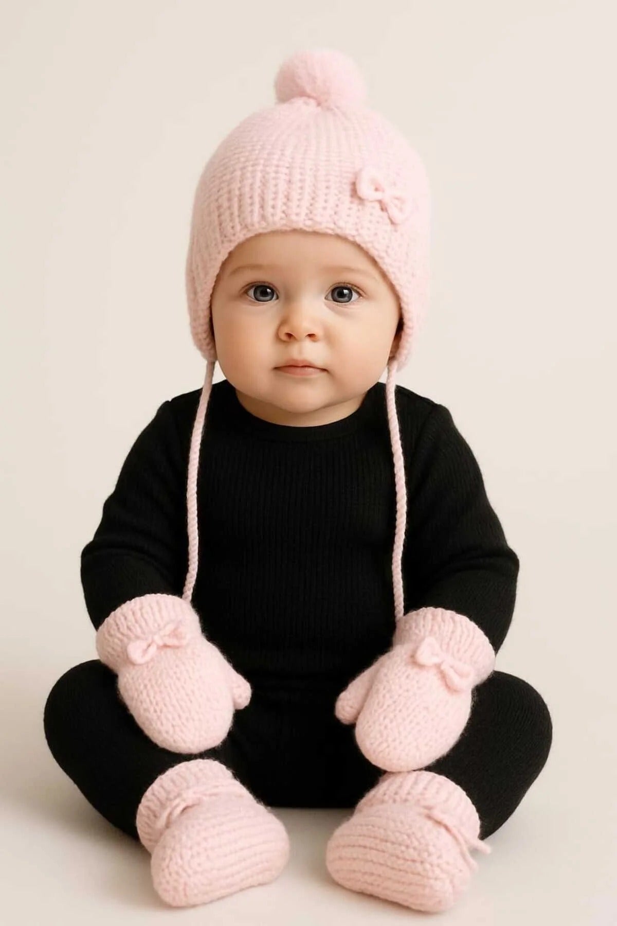 Yenidoğan 0-12 Ay Bere - Eldiven - Patik - 0220