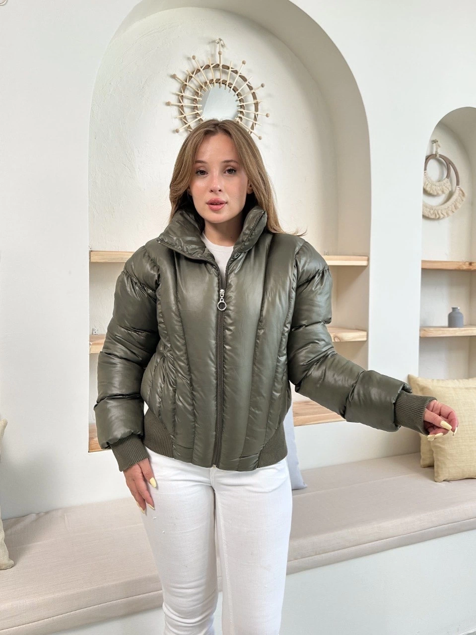 Yeni Sezon Puffer Mont - 0194