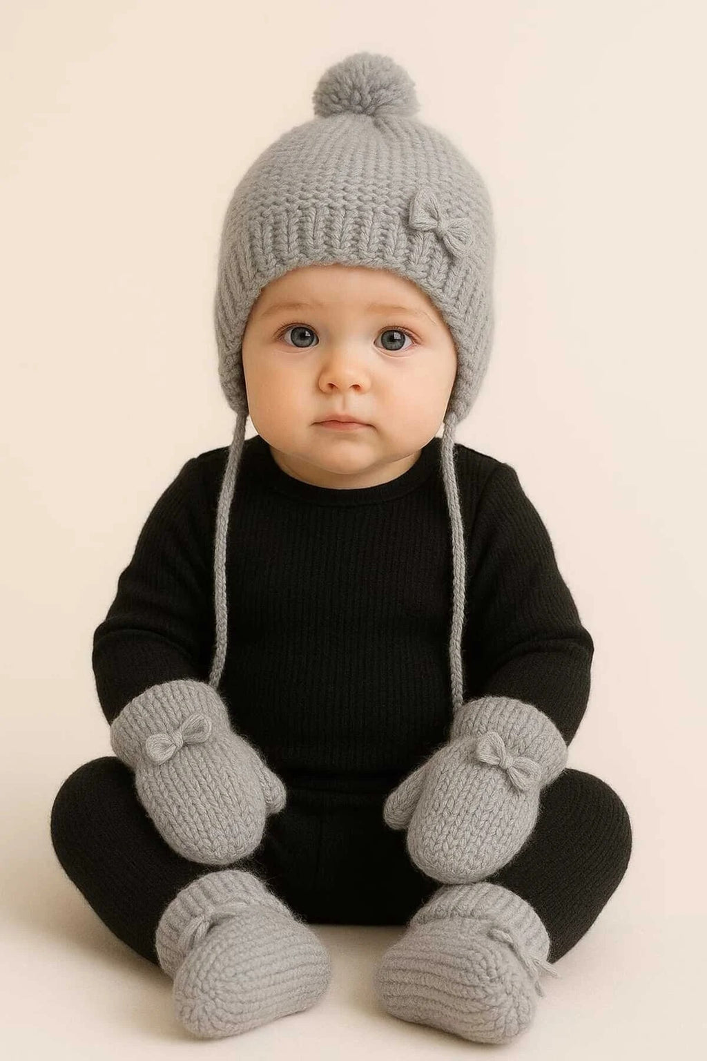 Yenidoğan 0-12 Ay Bere - Eldiven - Patik - 0223