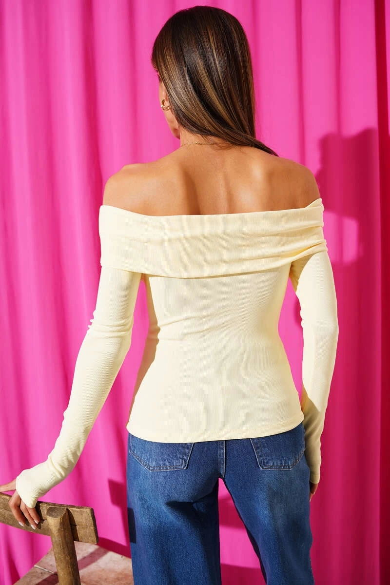 Madonna Yaka Düğme Detay Bluz - 0169