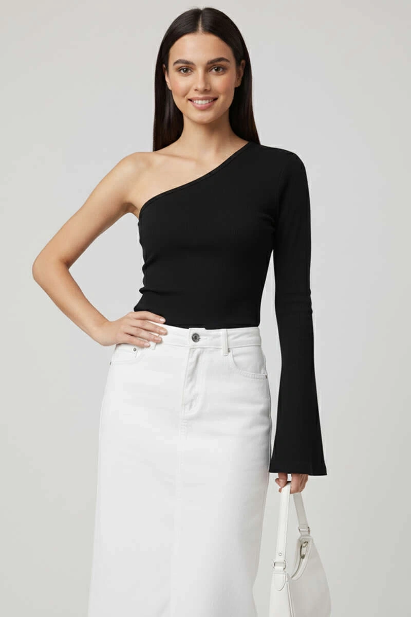 Yeni Sezon Tek Kol Bluz - 0189