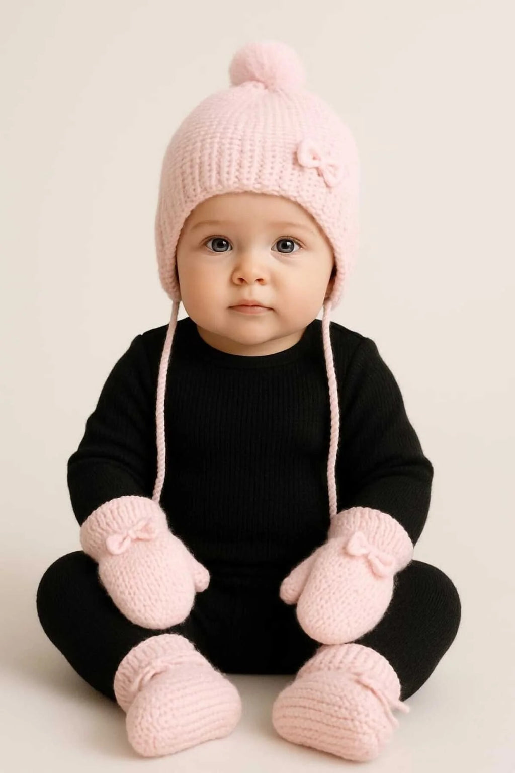 Yenidoğan 0-12 Ay Bere - Eldiven - Patik - 0220