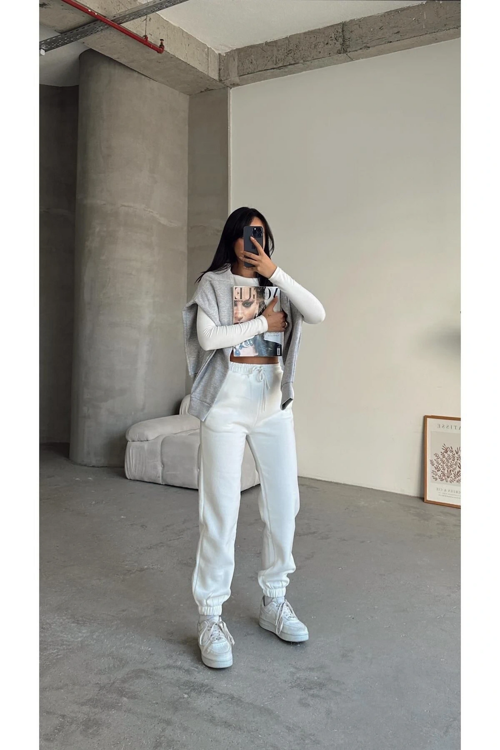 3 İplik Şardonlu Kışlık Eşofman - 0179