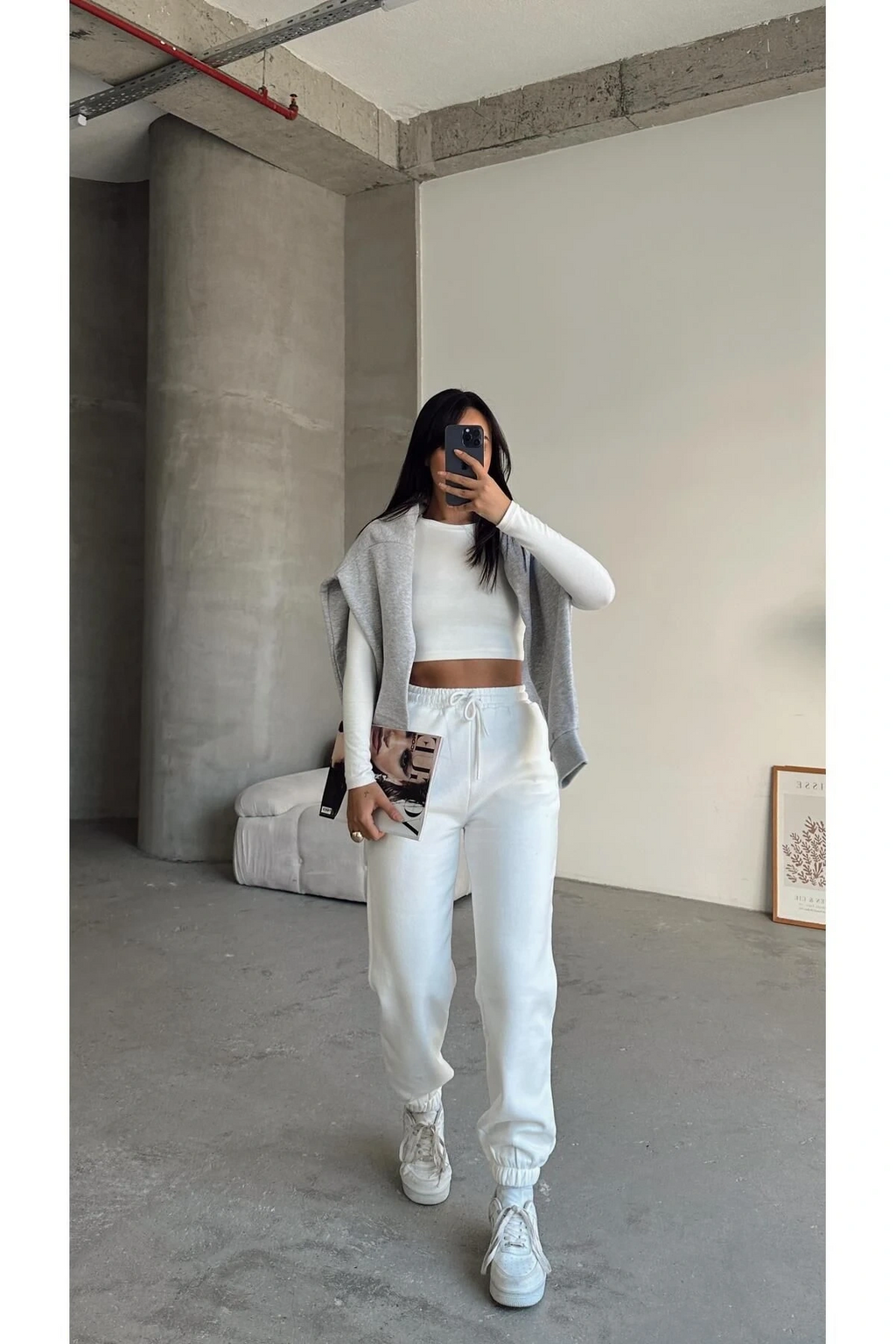 3 İplik Şardonlu Kışlık Eşofman - 0179