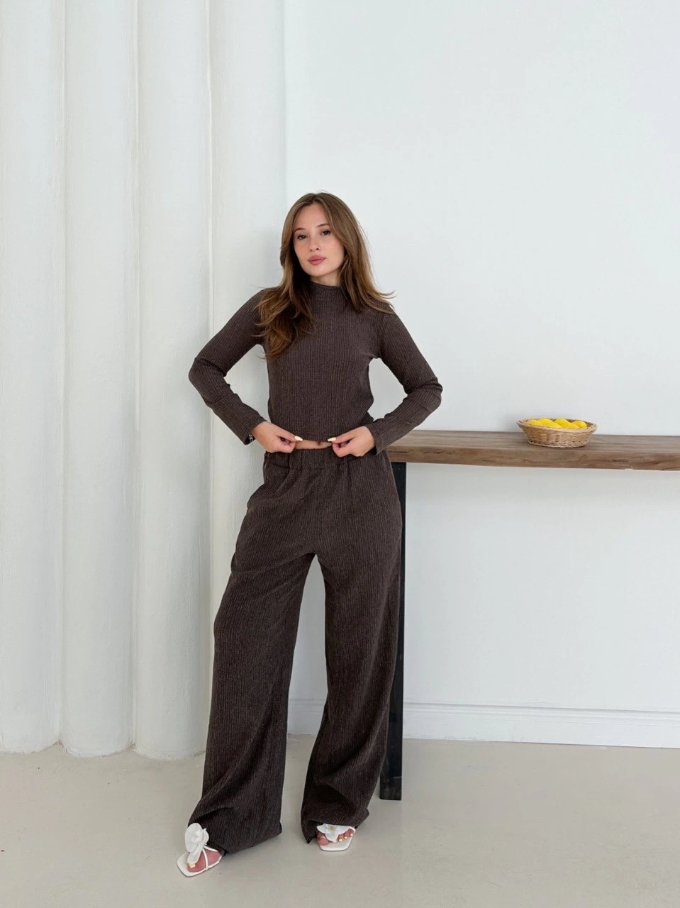 Boğazlı Örme Alt Üst Takım - 0198