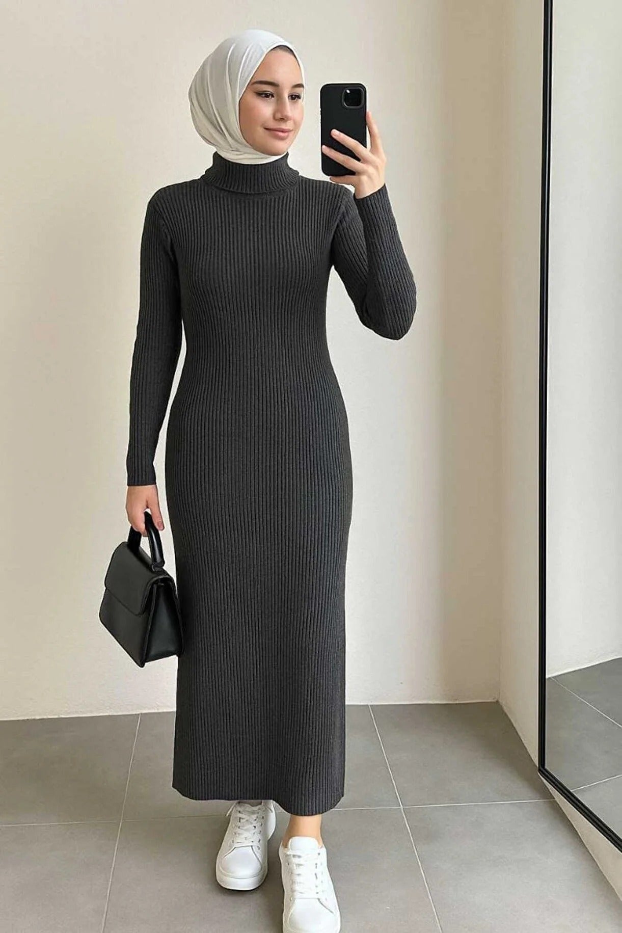 Kalem Tesettür Elbise - 0209